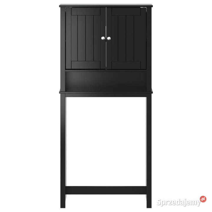 Szafka pralkę BERG czarna 76x27x1645 lite drewno Warszawa