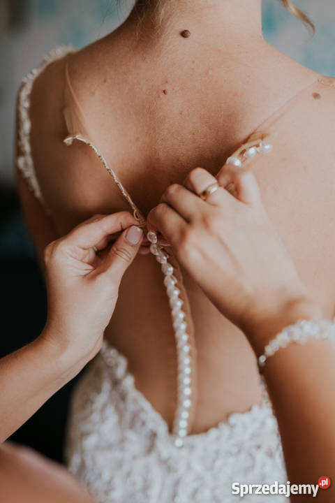Suknia Ślubna VANILLA SPOSA 1839 Idealna Rozmiar 36(S) Damska Kielce