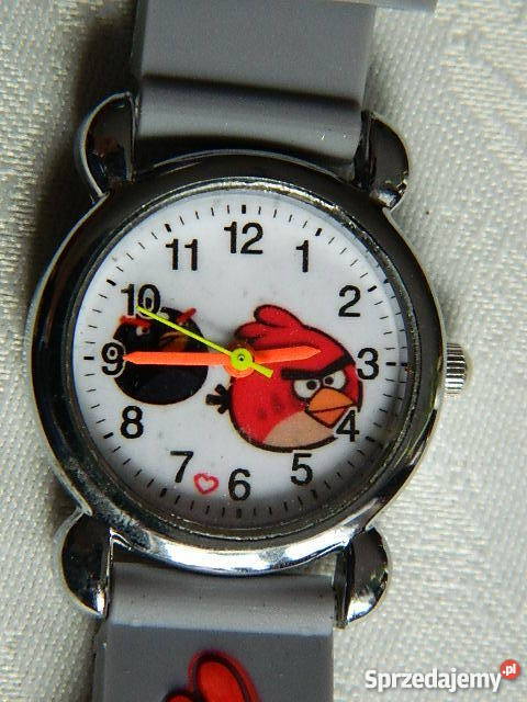 zegarek dziecięcy ANGRY BIRDS szary dolnośląskie Wrocław