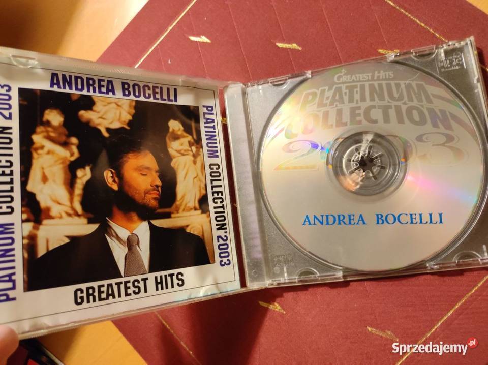 Andrea Bocelli Greatest Hits Platinum Collection Płyty i kasety