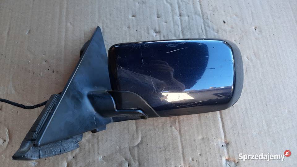 lusterko lewe zewnętrzne BMW e46 5 PIN granatowe Dębno