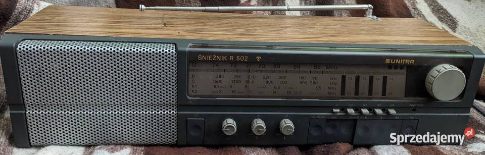 Radio Unitra Śnieżnik przestrojone Gdynia