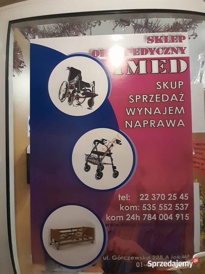 Łóżka Rehabilitacyjne Wózki Inwalidzkie Wynajem Warszawa