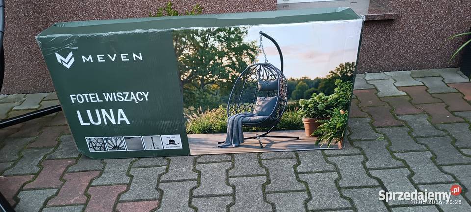 Kokon fotel wiczący nowy w kartonie komplet