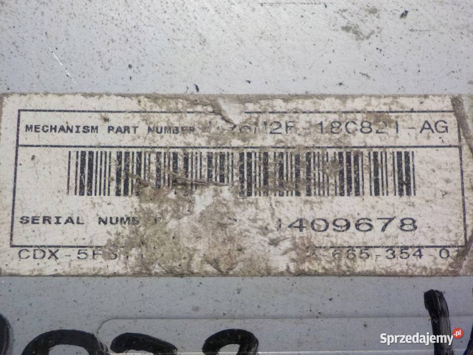 FORD KUGA MK1 I 20 TDCI 08r 5D radio CD mazowieckie Suków