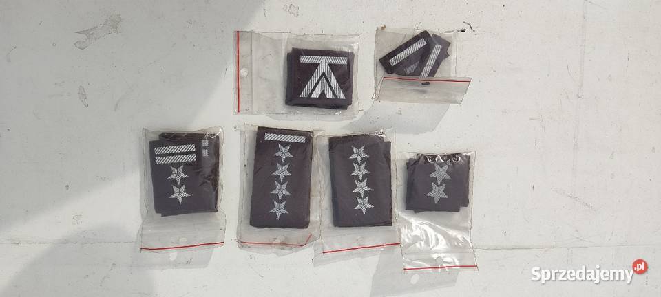 Naszywki stopni wojskowych Militaria kujawsko-pomorskie