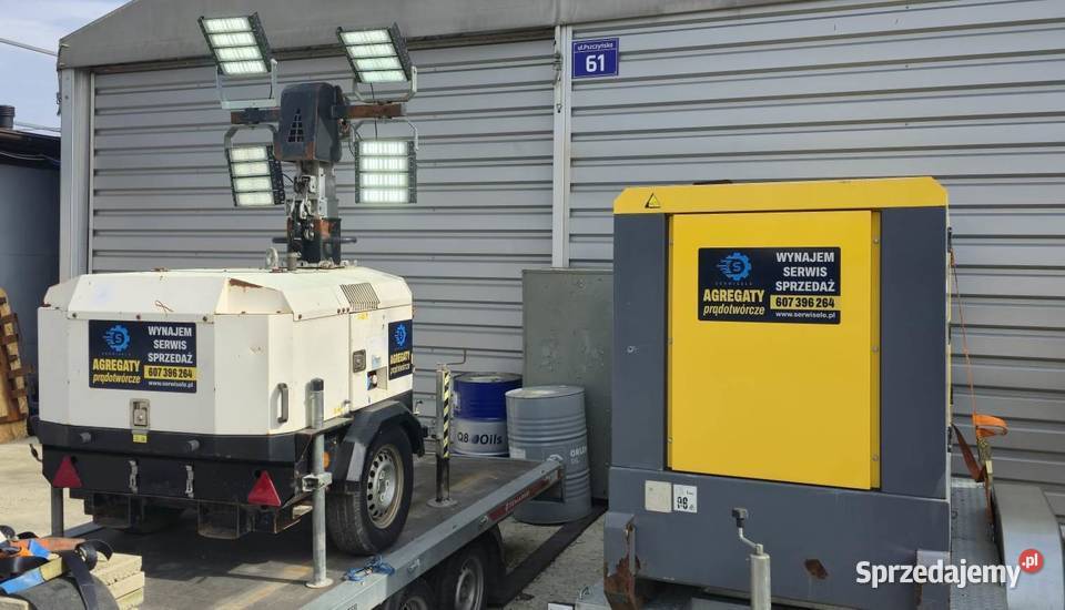 Oświetlenie budowlane Maszt Słup Latarnia Tower Light