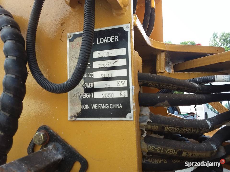 Miniładowarka ZL08F części silnik pompa Września