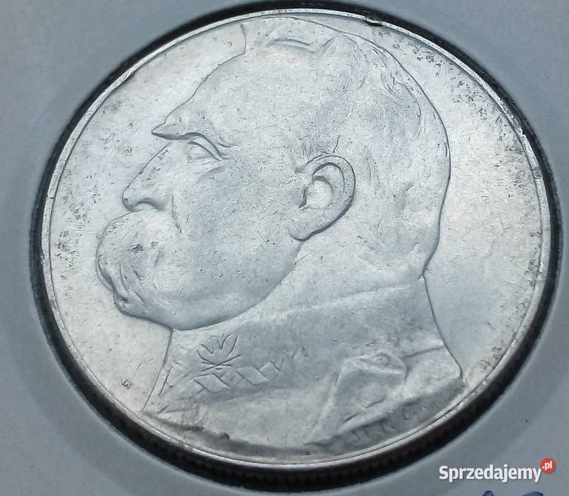 POLSKA10 1937 r SREBRO 750 J PIŁSUDSKI Legionowo sprzedam