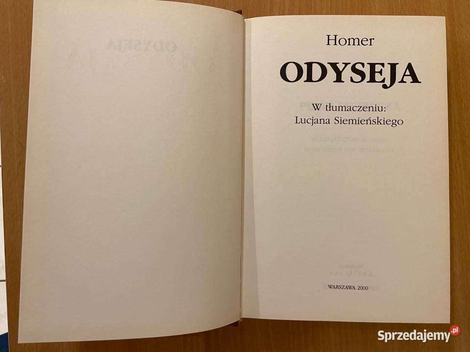 Homer Odyseja literatura piękna - proza zagraniczna śląskie Katowice