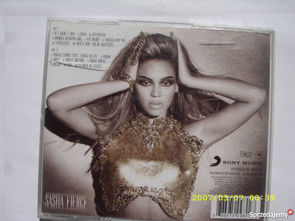 CD BEYONCESASHA FIERCE SONY MUSIC 2CD CD