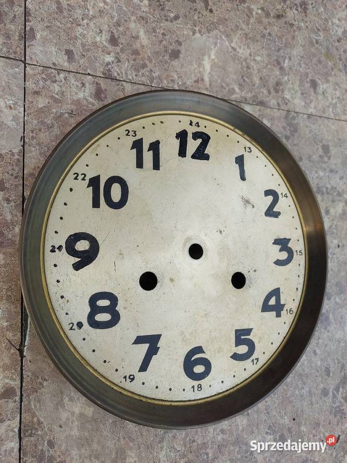 651 Tarcza starego zegara ściennego 185 56532 Tczew