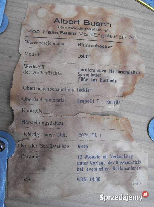 Mały Stolik kawowy kwietnik patyczak Albert Leszno