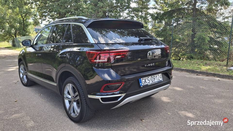 VW TROC 15 TSI DSG Salon Polska czarny Kościerzyna