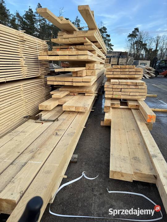 kantówka drewniana sosna świerk 50x100 mm suche świętokrzyskie sprzedam