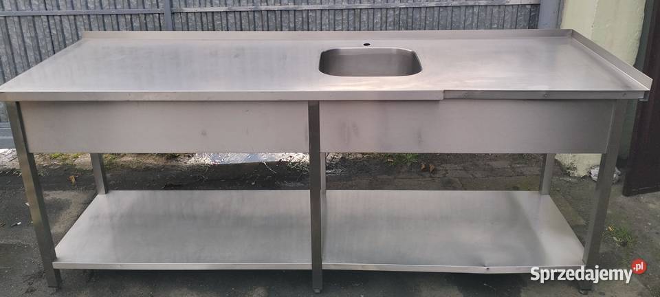 Zlew gastronmiczny 1komorowy 2285x70x90 Słupia Kapitulna