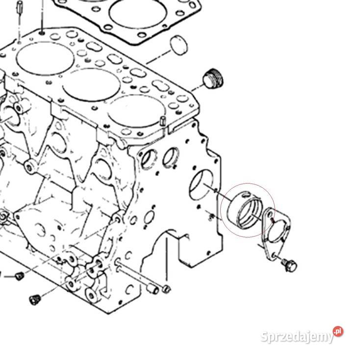 Panewka rozrządu Yanmar 3TNE78 3TNE84 3TNE88 podkarpackie sprzedam