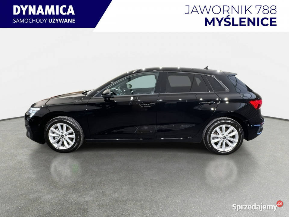 Audi A3 Sportback VAT 23 35TFSI 150 Stronic 2023 asystent pasa ruchu Myślenice