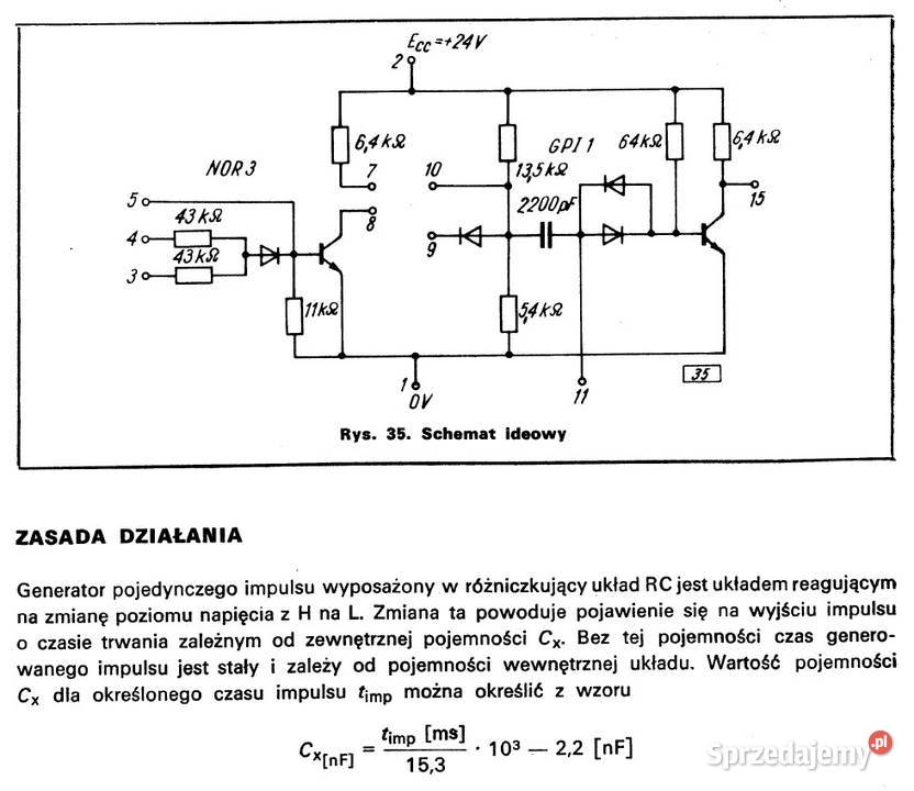 Układ scalony hybrydowy E10004H3 generator Gliwice