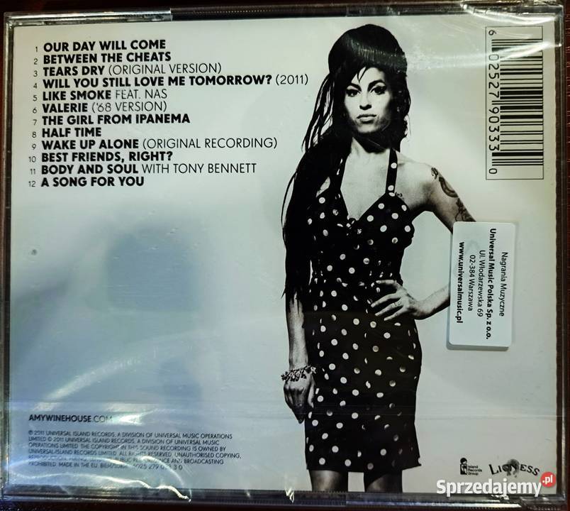 Sprzedam Album CD Amy Winehouse Hidden treasures rock śląskie