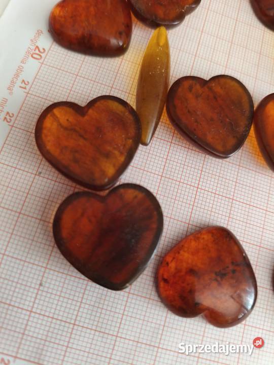 Bursztyn Serca półprodukt podlaskie Białystok sprzedam