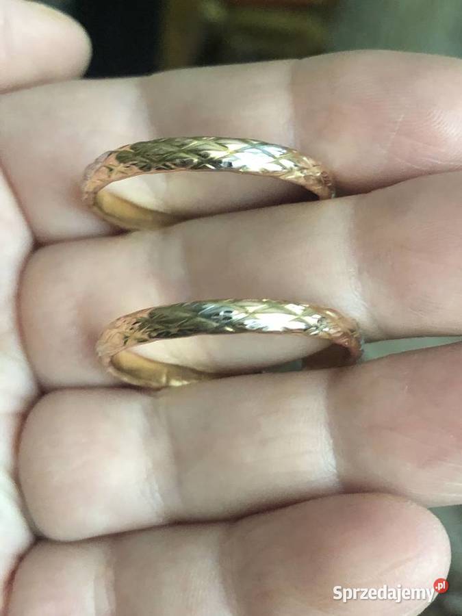 Złote kolczyki koła 585 Tarnowo Podgórne