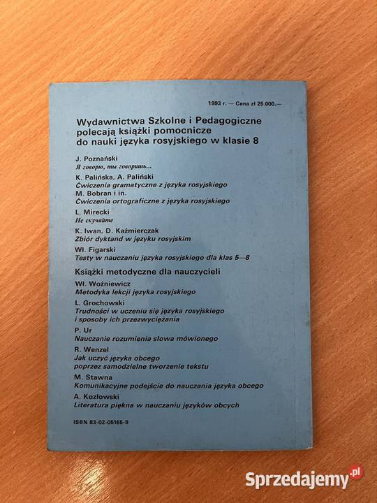 Język rosyjski klasa 8 Grudziądz