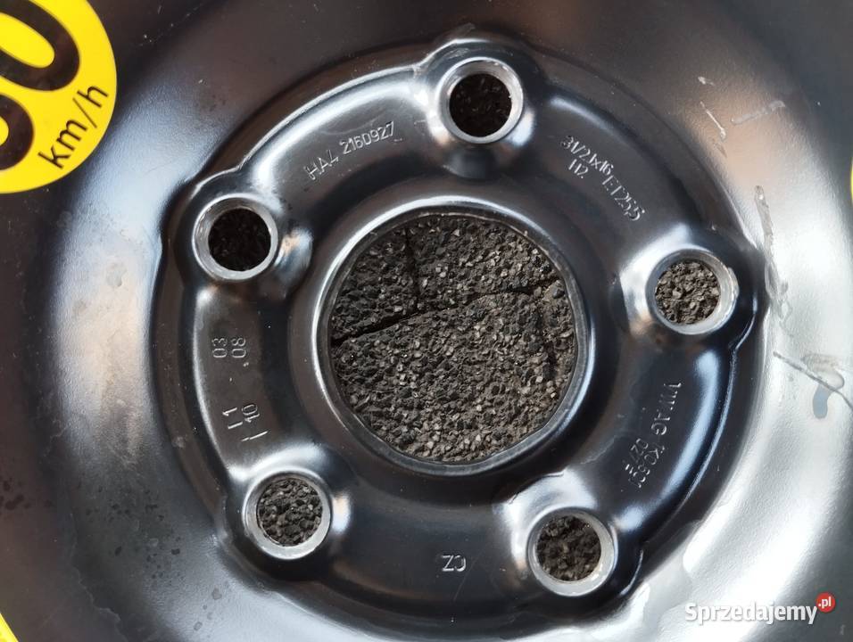 Koło dojazdowe Vw Audi Skoda Seat 16 5x112 35J