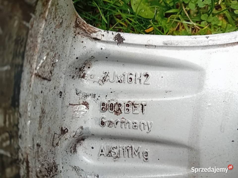 Sprzedam felgi aluminiowe VW T4 r16 5x112 et 37 Średnica 16"