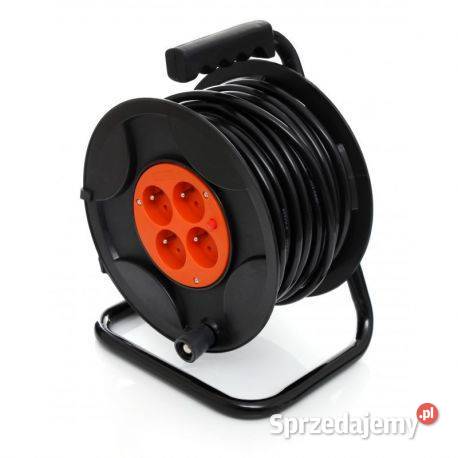 PRZEDŁUŻACZ BĘBNOWY 50M 3x25 NA BĘBNIE 4 GNIAZDA Ostrołęka sprzedam