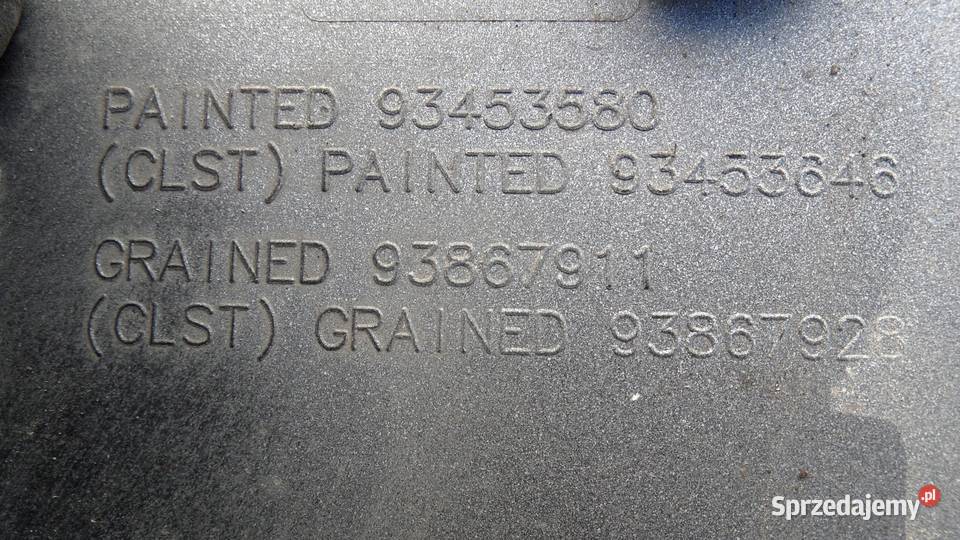 VIVARO B TRAFIC III listwa drzwi boczna prawa świętokrzyskie