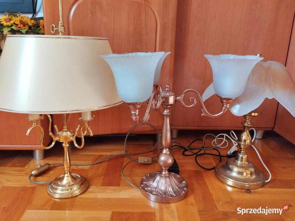 piękne lampy mosiężne i inne wyprzedaż Gorzów Wielkopolski
