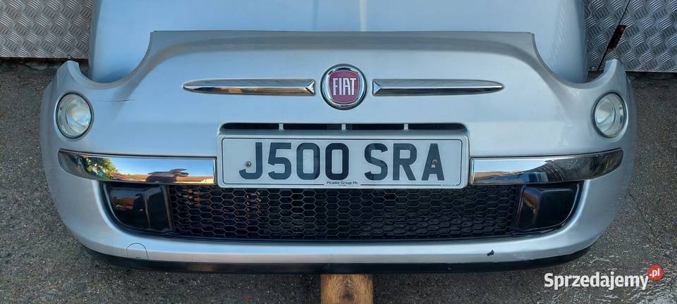 ZDERZAK PRZÓD KOMPLETNY FIAT 500 LAK 612 osobowe wielkopolskie Międzychód