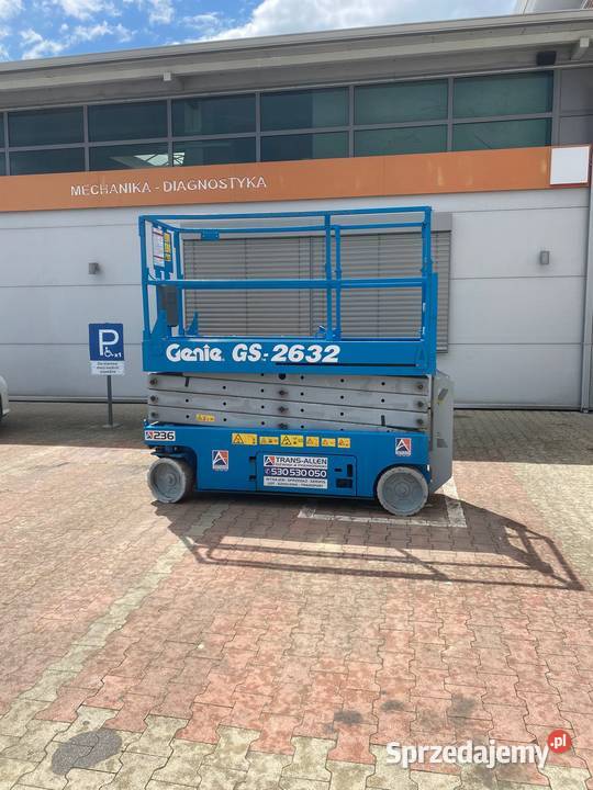 Podnośnik nożycowy GENIE GS 2632 236 podest Jasło