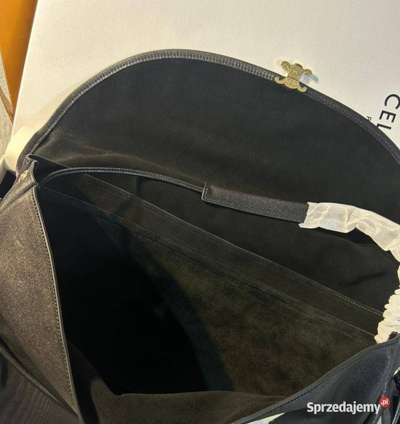 Premium torebka Celine Halfmoon Soft Triomphe Na ramię  dolnośląskie Wrocław