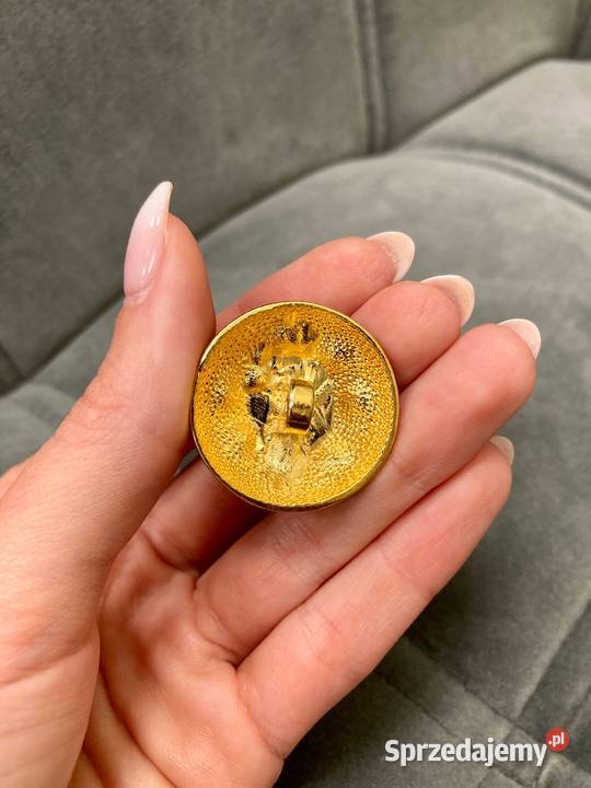 Nowe guziki kryształy Swarovski czarne złote Dla kobiet podkarpackie