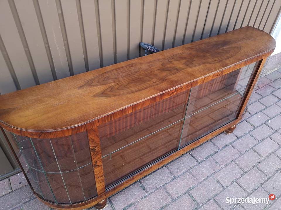 Komoda ARTDECO Orzech Niska RTV 158 Stara Antyk