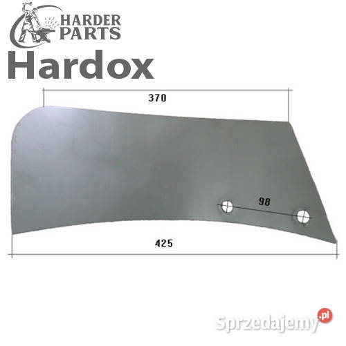 Ścinacz HARDOX 33097P P261P części do pługa nieuszkodzony Suwałki