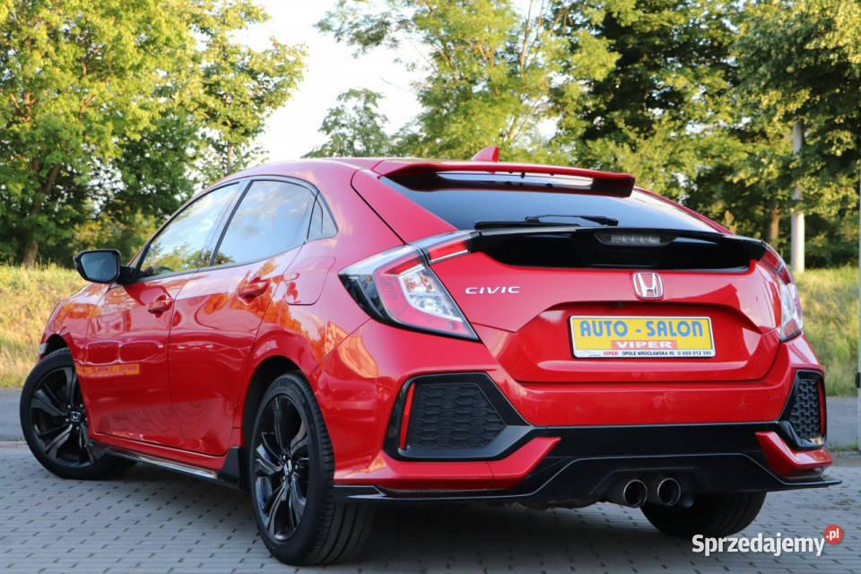 Honda Civic krajowy2wł serwis model 2018dach czujnik deszczu Civic opolskie sprzedam