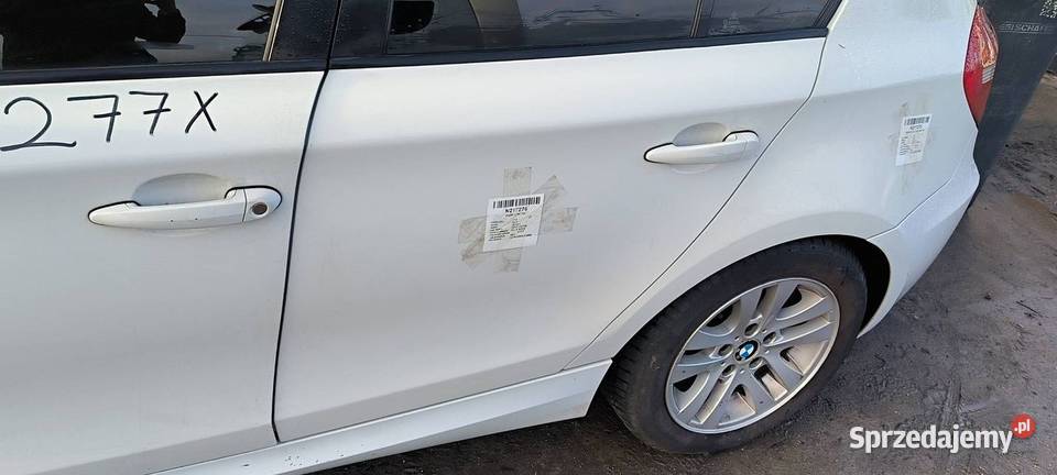 DRZWI LEWE TYŁ BMW SERIA 1 E87 ALPINWEISS 300