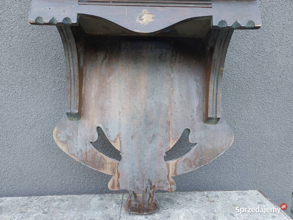 S037 Skrzynia obudowa starego zegara secesyjnego Tczew