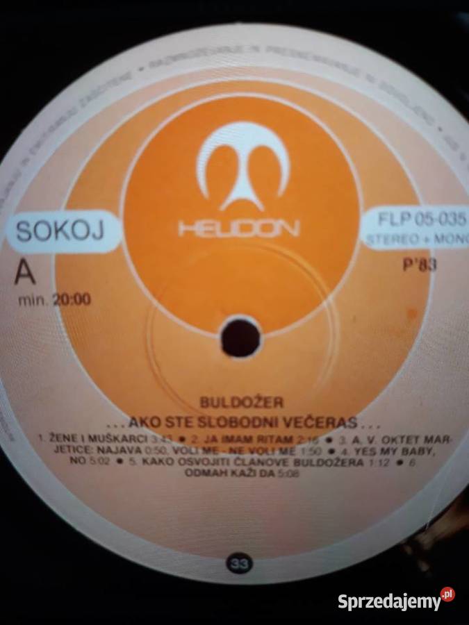 BULDOŻER Ako Ste Slobodni Veceras 1982 LIVE 2 LP Rzeszów sprzedam