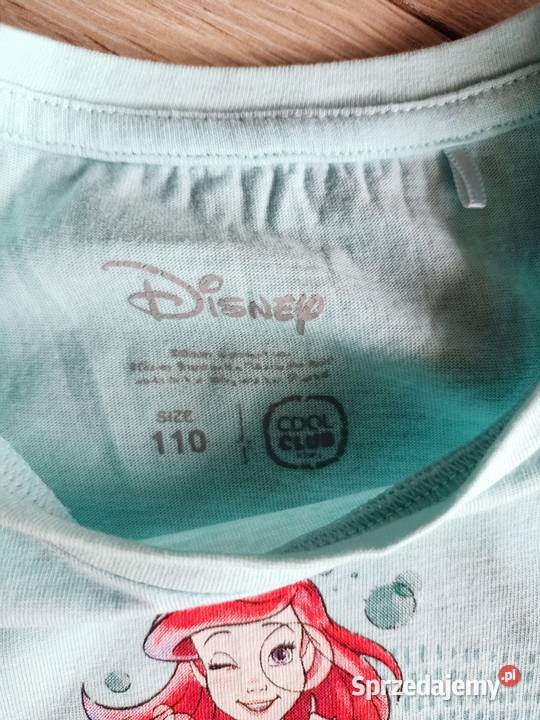Tshirt koszulka dziewczęca turkusowa Ariel 110 Disney