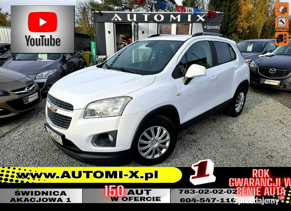 Chevrolet Trax 4x4 14 Benzyna 140 Udok Przebieg