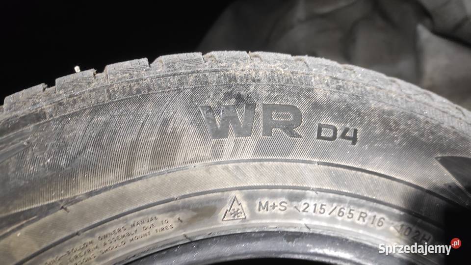 Opony zimowe Nokian WR D4 215 65 16 Motoryzacja Szczecin