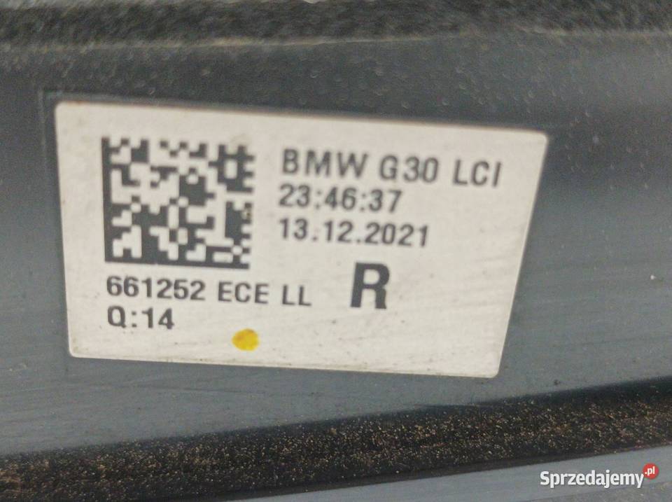LAMPA TYŁ W KLAPĘ PRAWA SEDAN LIFT LCI FL EUROPA
