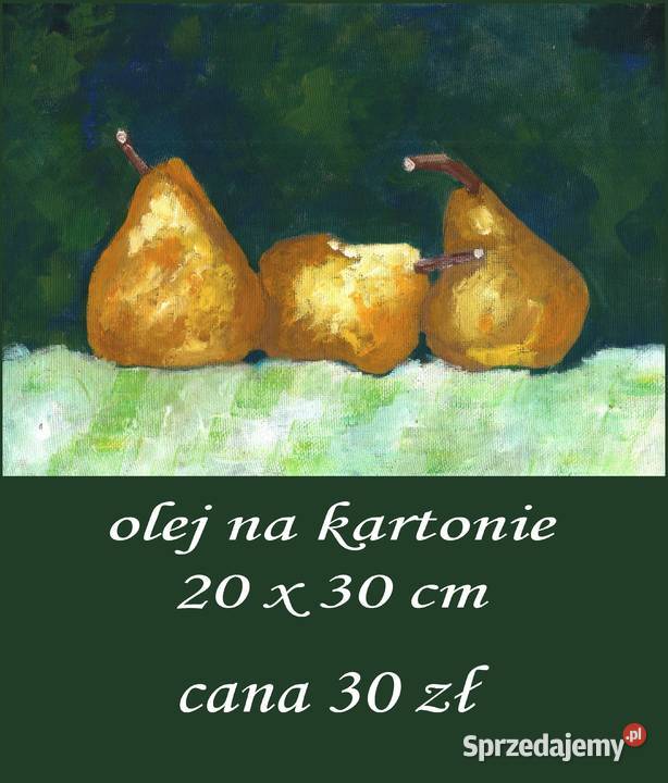 OBRAZ martwa natura akrylolejOWOCE Gryfów Śląski