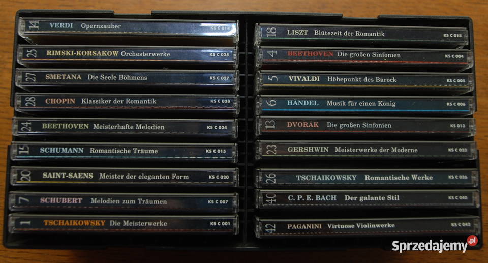 Kolekcja muzyki klasycznej klasik 18 CD mazowieckie