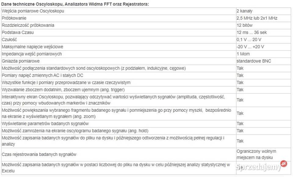 Oscyloskop do diagnostyki HD scope USB pro