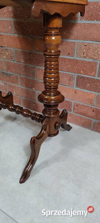 Piękny stolik niciak Ludwik Filip antyk Łagów